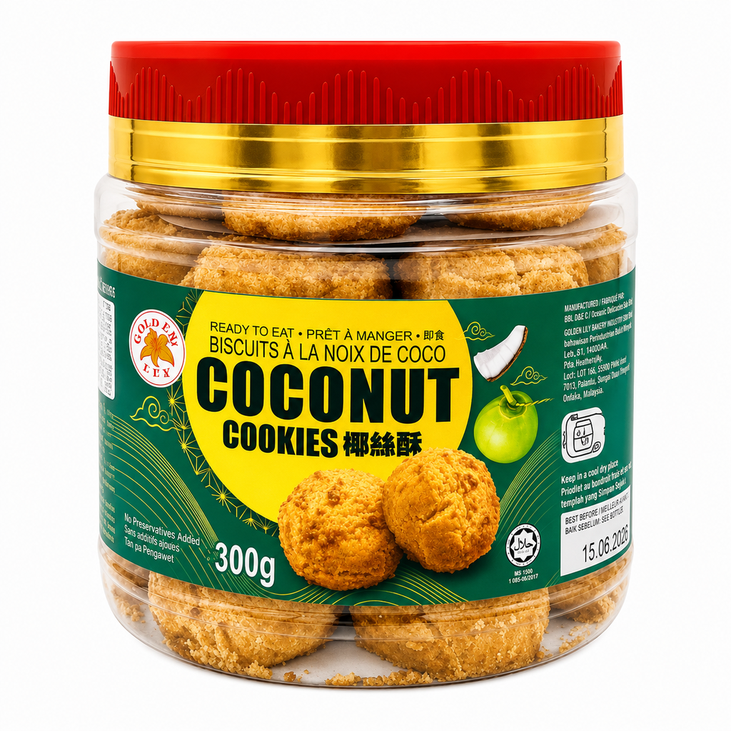 Golden Lily Coconut Cookies 300g