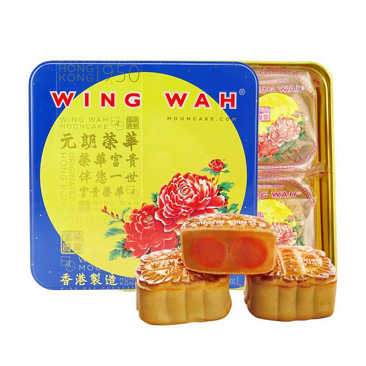 Wing Wah White Lotus Seed Paste Mooncake 740g