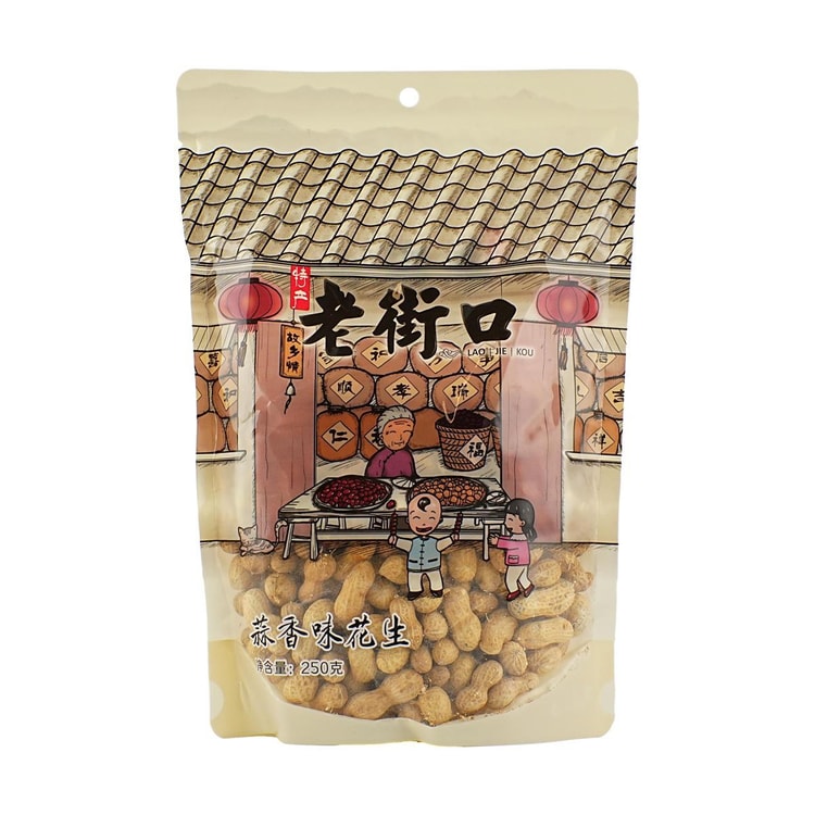 LJK Peanuts Garlic Flav 160g