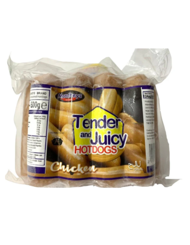 MANDHEY'S Tender&Juice Chicken Hotdogs 500g