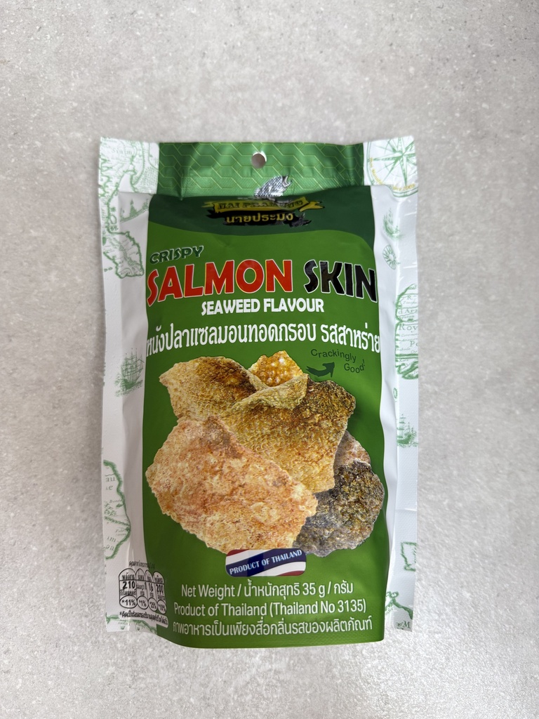 Crispy Salmon Skin Seaweed Flav 35g