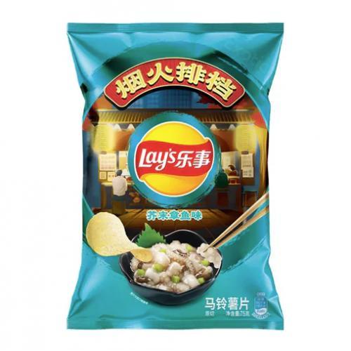 LAY'S Potato Chips Mustard Octopus Flavour 70g