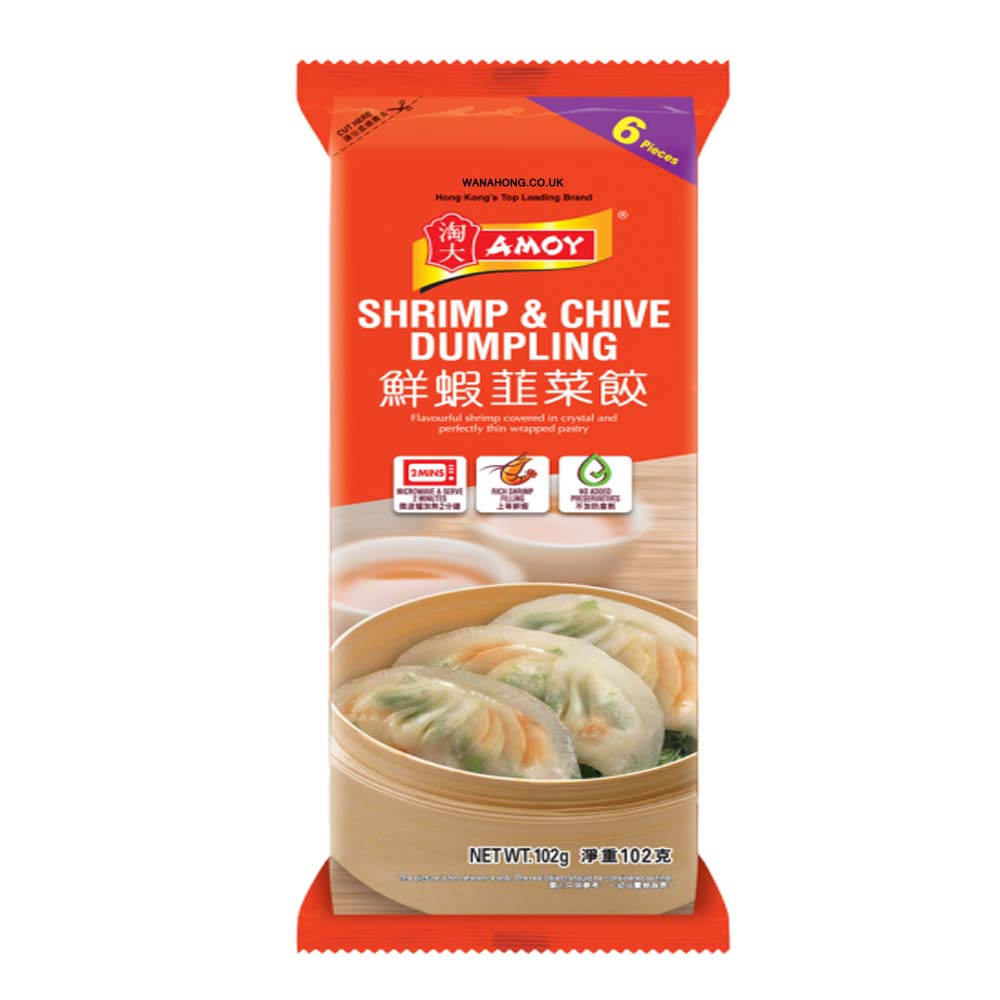 AMOY Shrimp & Chive Dumpling 102g