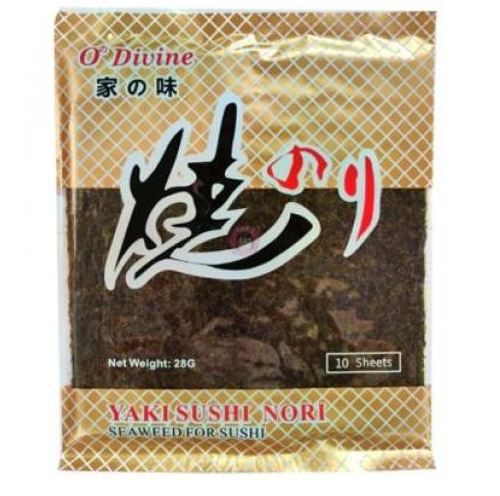 O'DIVINE Yaki Sushi Nori 10sheets