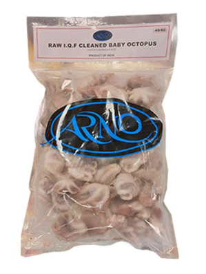 Arno Raw I.Q.F Baby Octopus 1kg