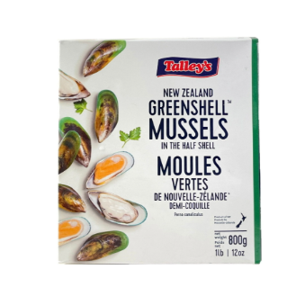 Nelson Medium NZ Half Shell Mussels 800g
