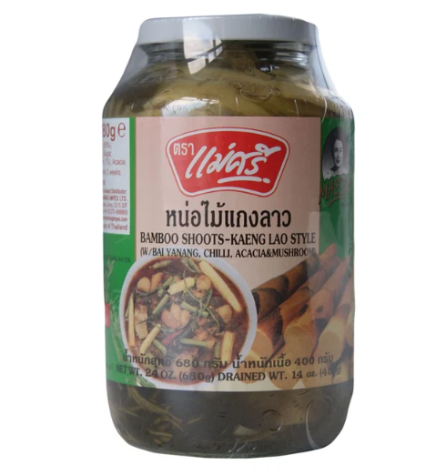 MAESRI瓶装酸笋条Kaeng Lao Style 680g
