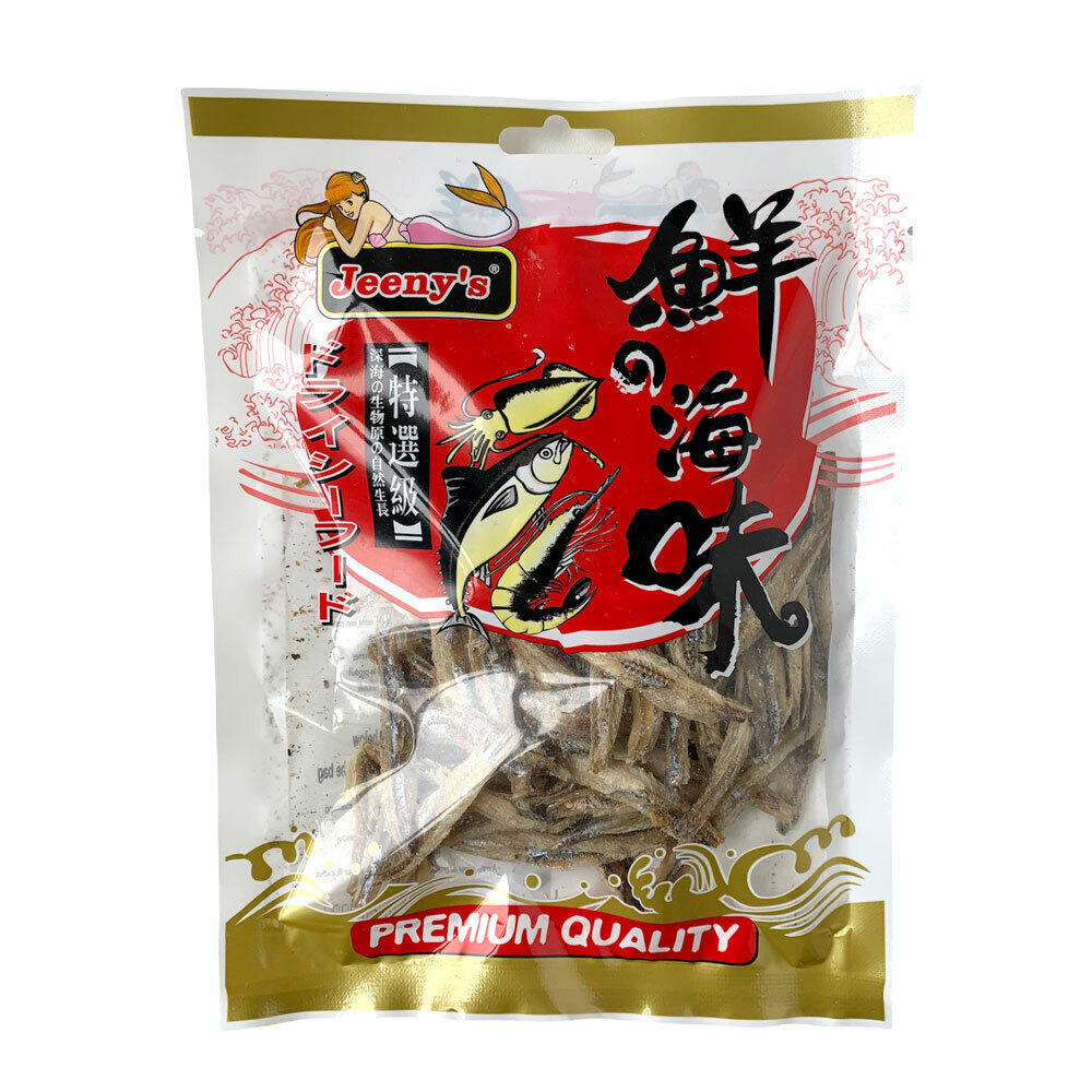 JEENY'S Dried Anchovy Gutted 100G