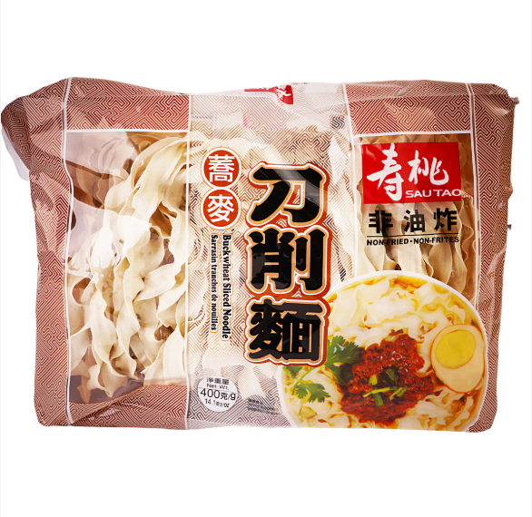寿桃牌荞麦刀削面400g