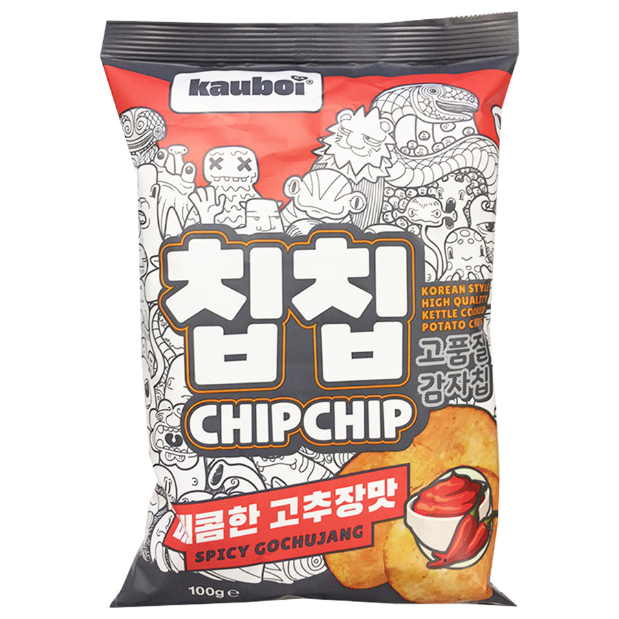 韩国薯片Kauboi辣椒酱味100g