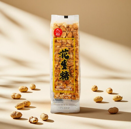 九福粗花生糖85G