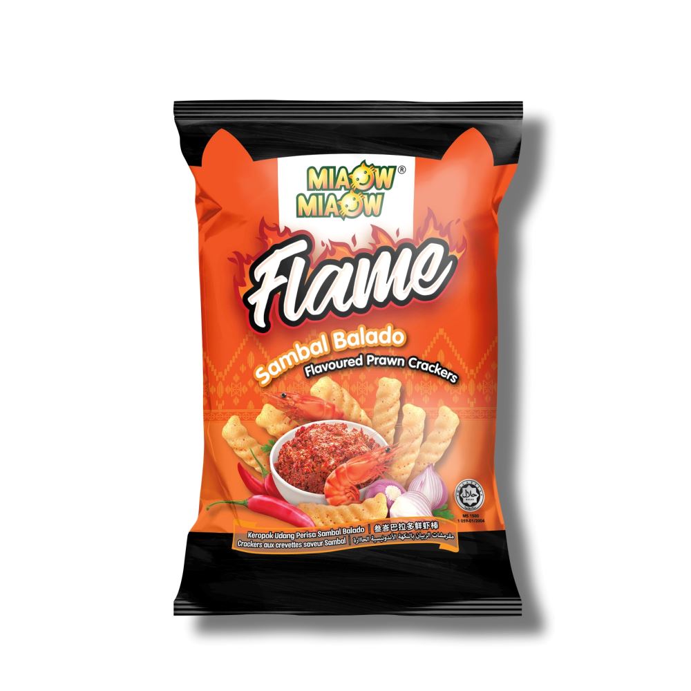 妙妙韩国辣味鲜虾条50g