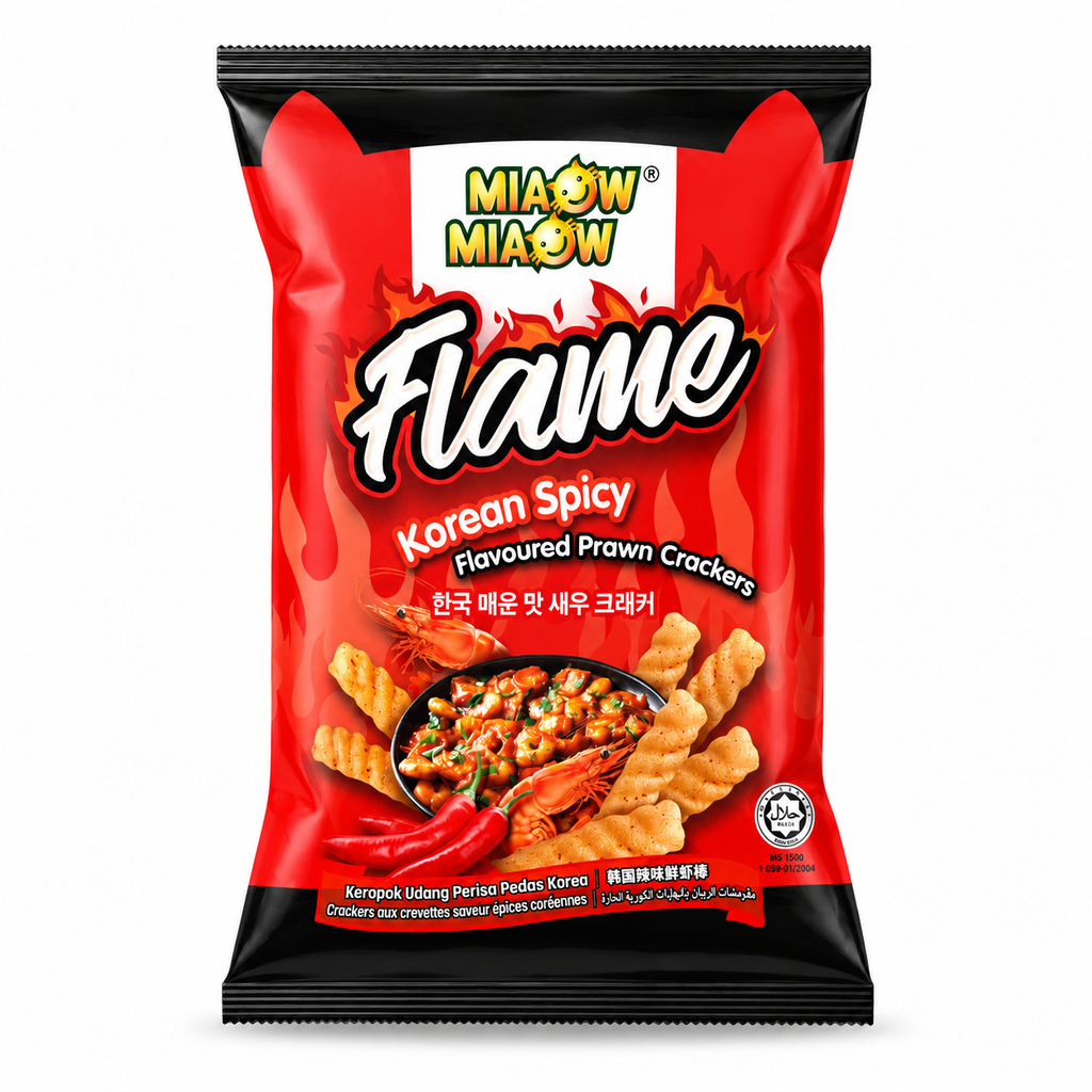 妙妙韩国辣味鲜虾条50g