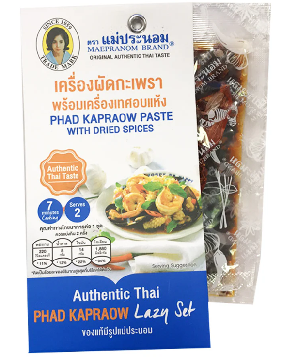 MAEPRANOM Phad Kapraow Paste With Dried Spices 53g