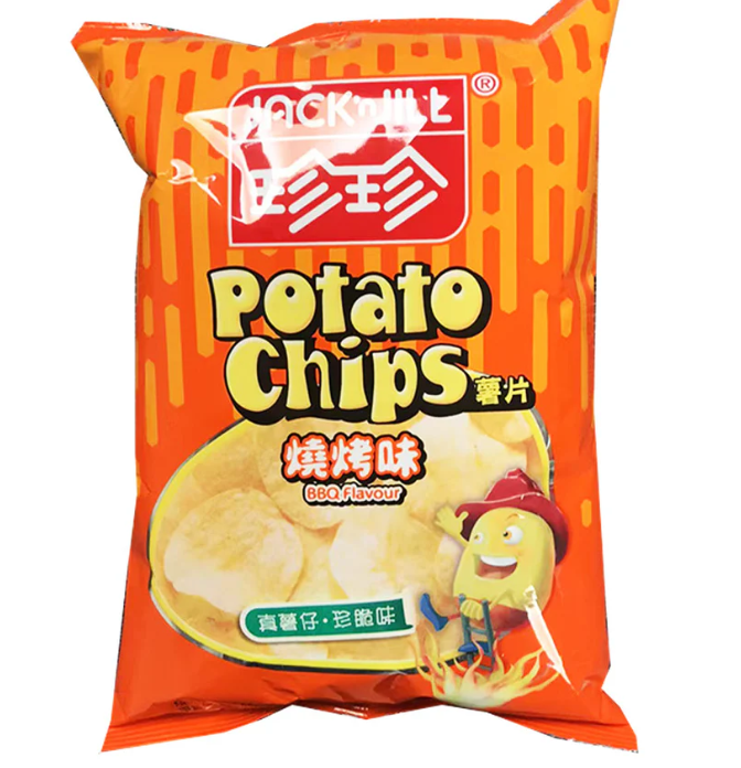 珍珍香辣味薯片55G