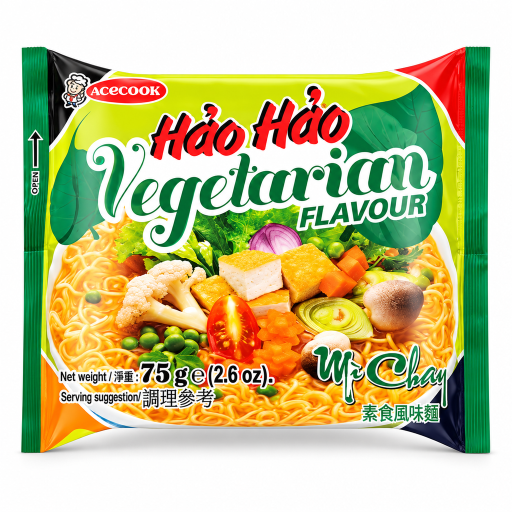 ACECOOK HAOHAO VEGETARIAN NOODLES 75G