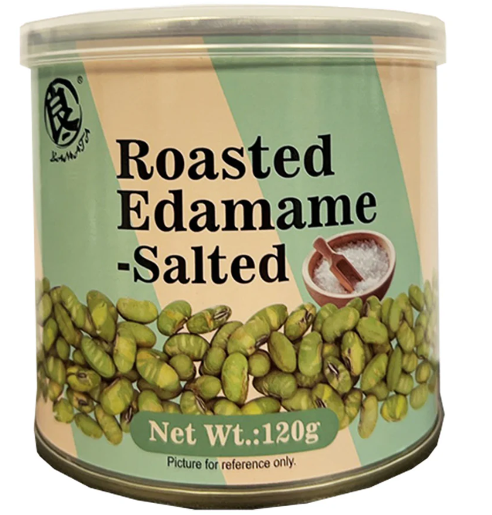 L Brand Roasted Edamame Salted 120g