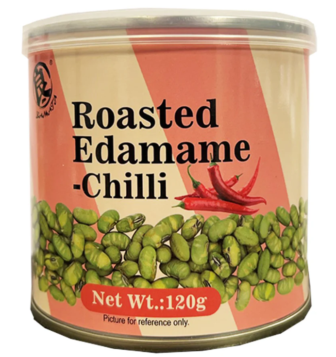 L Brand Roasted Edamame Chilli 120g