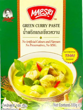 MAESRI绿咖喱酱100G