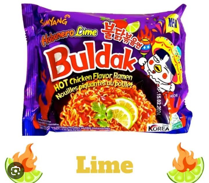 Samyang Habanero Lime Hot Chicken Flavor Ramen 135G