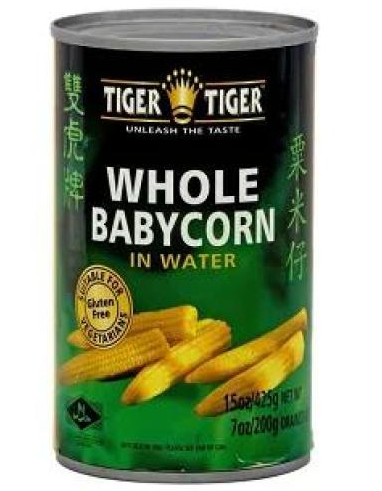 Tiger Tiger Whole Baby Corn 425g