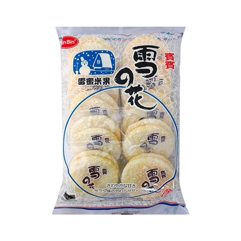 Bin Bin Rice Crackers Snow  150g