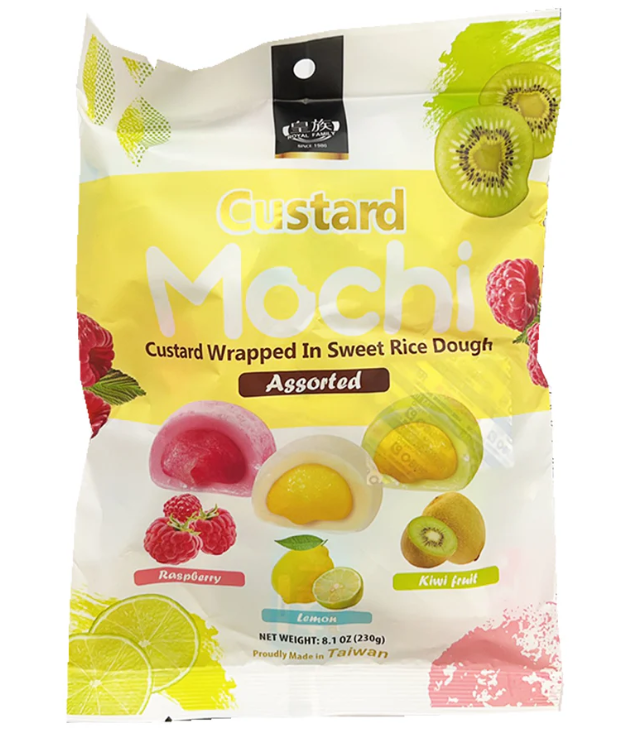 RF Custard Mochi - Raspberry,Banana,Lemon 230G