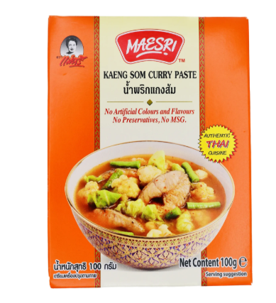 MAESRI酸咖喱酱100G