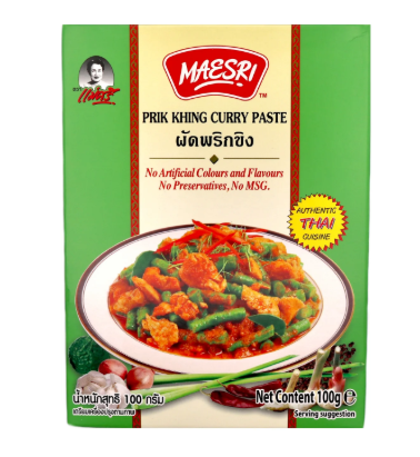 MAESRI Prik Khing Curry Paste 100G