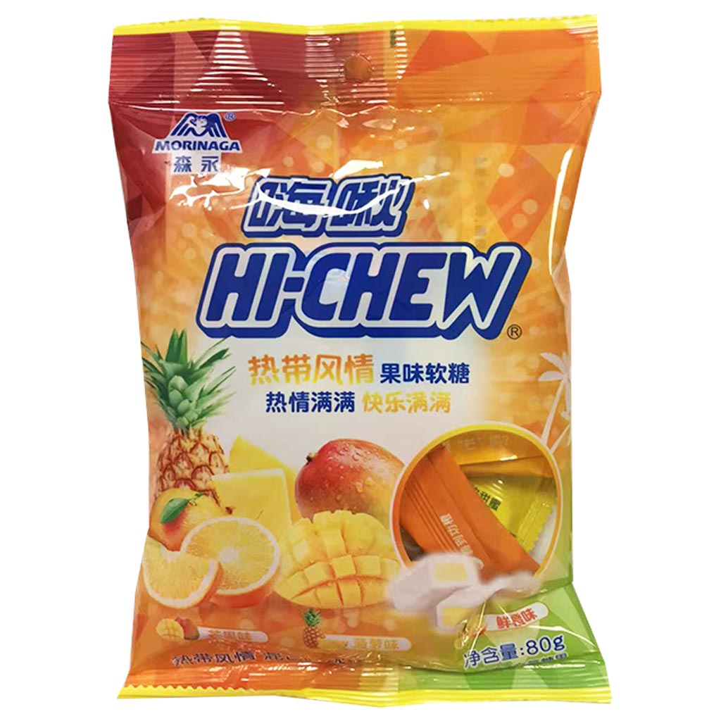 HI CHEW Soft Candy Mango Pineapple Orange80g
