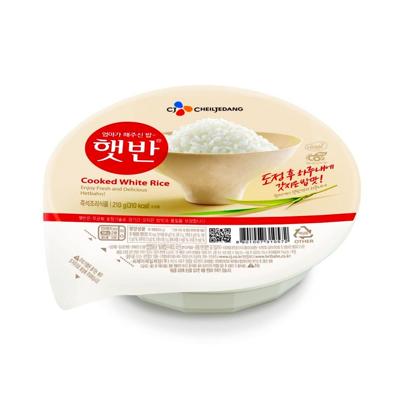 CJ微波即食白米饭210G