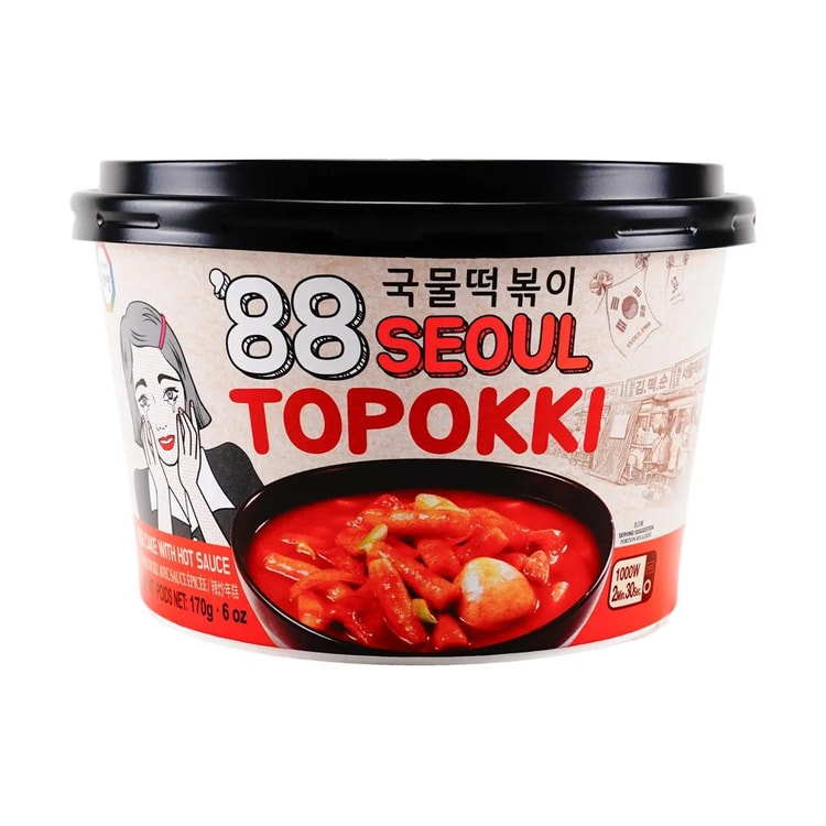 SURASANG Seoul Topokki With Hot Sauce 170g
