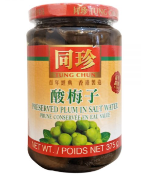 TUNG CHUN  Salted Plums 375G