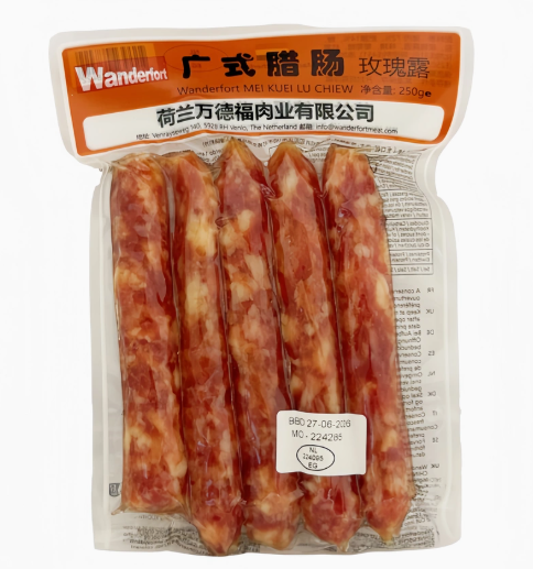 万家玫瑰露腊肠250G