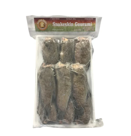 ASEAN SEAS Frozen Snakeskin Gourami Fish Headless900g
