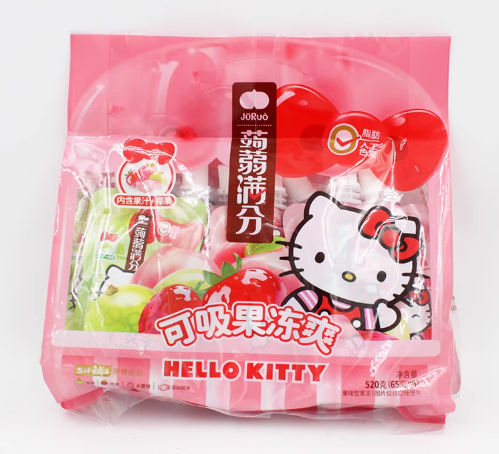 盐津铺子蒟蒻满分可吸果冻爽混合口味520g