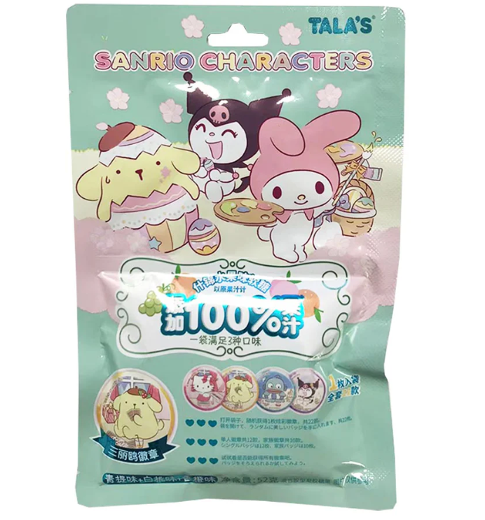TALA'S果汁软糖什锦水果味52g