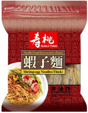 ST Shrimp Egg Noodles (Thick) 454g