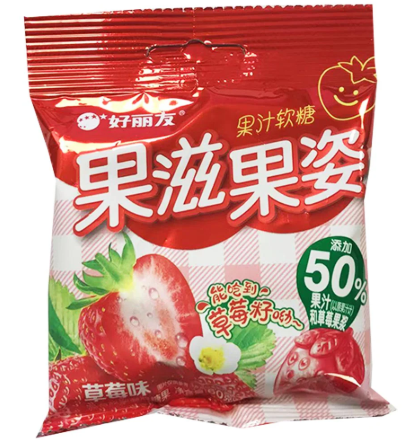 好丽友果滋果姿草莓软糖60g