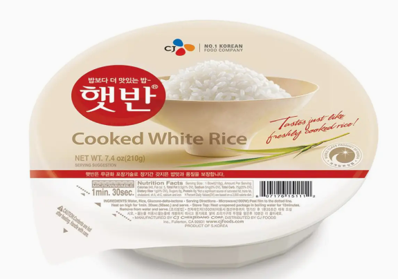 CJ微波即食白米饭130G