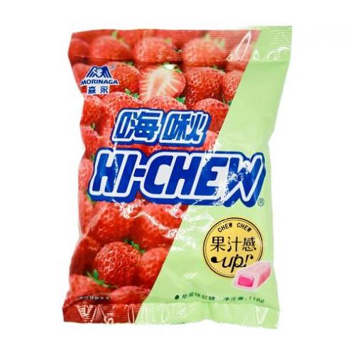 森永草莓味嗨秋好嚼软糖118g