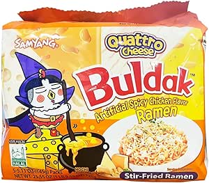 Samyang Buldak Ramen 4 Cheese Flavor Instant Noodle 700g
