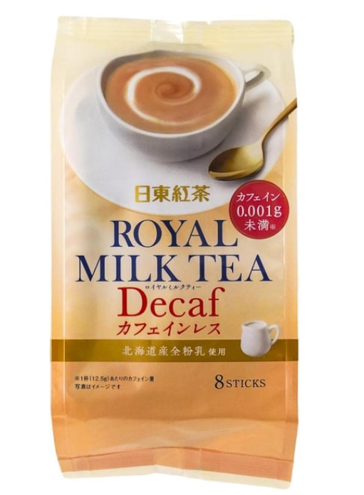 日東红茶即溶皇家奶茶无咖啡因8pcs