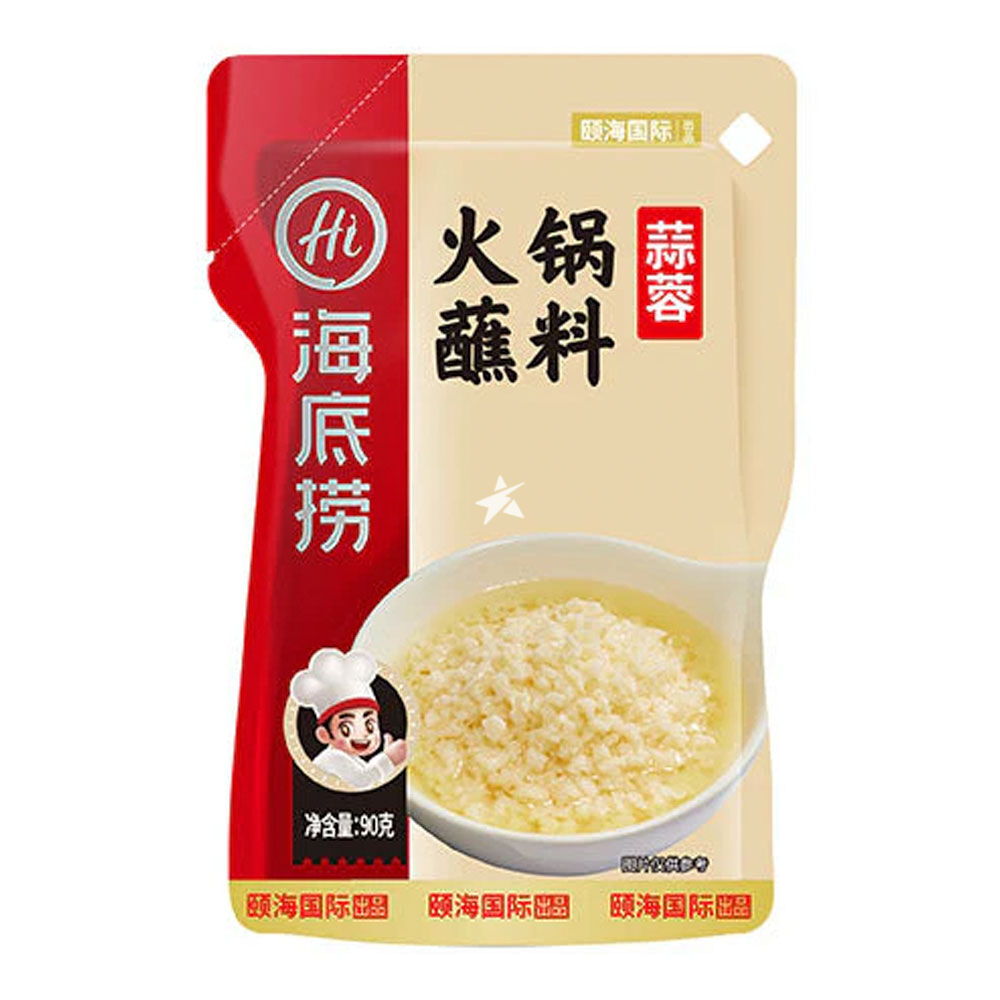 海底捞火锅蘸料蒜蓉味90g