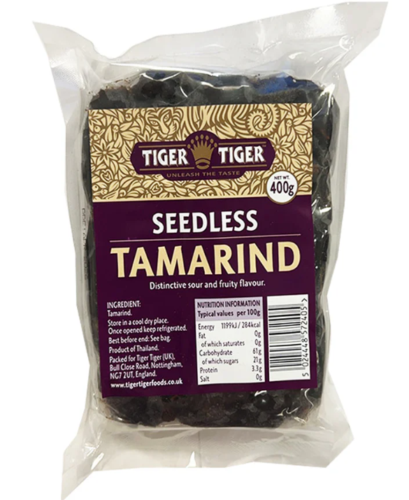 Tiger Tiger Seedless Tamarind 400g