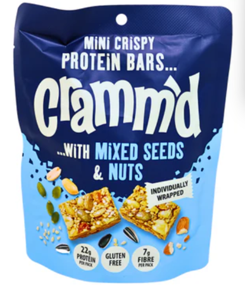 Cramm'd Mixed Seeds & Nuts Bar 110g