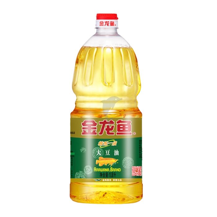 金龙鱼精炼一级大豆油1.8L