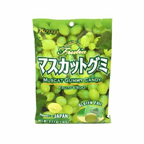 KASUGAI Frutia Muscat Gummy 102g