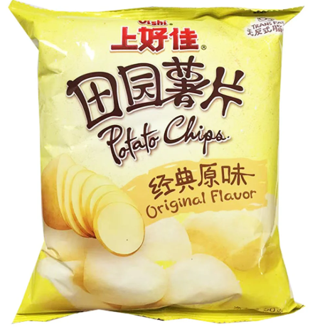 Oishi Potato Chips Original Flav 50g
