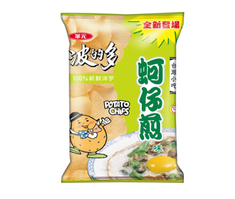 HY Potato Chips Oyster Omelet Flav 34g